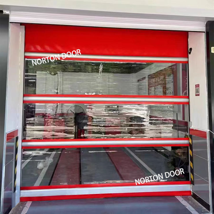 Înlăturare rapidă în aer liber automat PVC din PVC de înaltă viteză de mare viteză Roll Up
